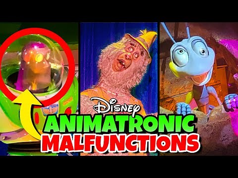 Top 10 Disney Fails & Animatronic Malfunctions Pt 14
