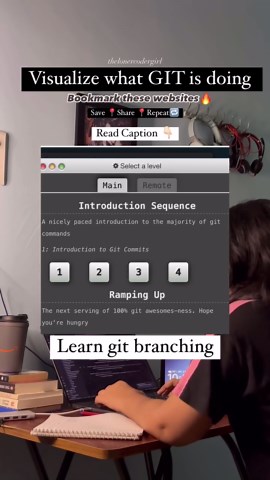 Ritika Singh on Instagram: "Stuck between remote and local branches? Check this out👇🏻 Git visualisation made easy for you 🫂😎 Learn and check tour learning from these websites ✅💥💥 1. https://git-school.github.io/visualizing-git/ 2. http://ohmygit.org 3.http://learngitbranching.js.org 4.https://marklodato.github.io/visual-git-guide/index-en.html //tags ✅ [ git and github , git commands , git visualisation, github tricks , java developers, git learning for devs , spring boot developers, websi