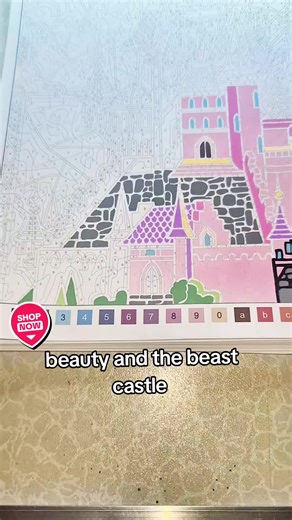 Disney princesses colour by numbers book #giftideas #colouring #disneyprincesses