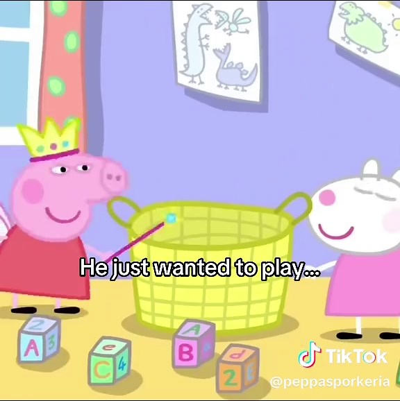 George Pig's Sad Day in Peppa Pig Playtime