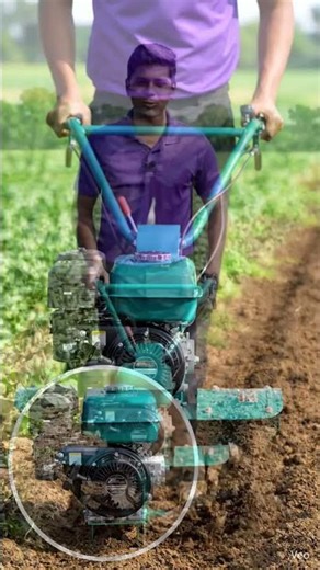 Small Machine, Big Farming Power! 🔥 Electric Mini Tiller