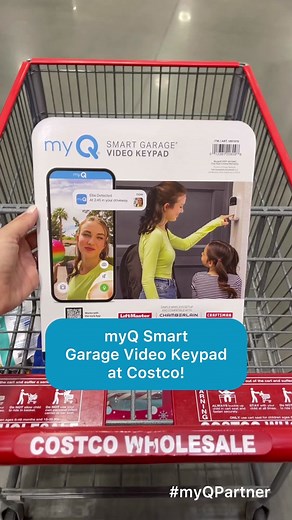 The @myQ | The Smart Garage App Smart Garage Video Keypad is now available at Costco for only $49.99 (MSRP: $99.99). It’s cross between a video doorbell and a garage keypad (numeric keypad mounted outside the garage door) and lets you SEE and CONTROL who opens your home’s busiest entryway...the garage. It’s a valuable smart home product that helps busy families keep track of daily traffic in-and-out of the garage. Compatible with LiftMaster®, Chamberlain®, Craftsman®, Raynor®, and AccessMaster® 