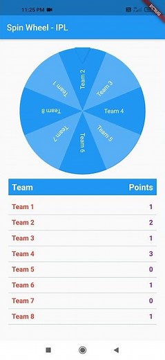 Flutter Spin wheel example