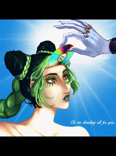 #jolynekujo | wanted to try smth a little different 😛😛 everyone should listen to imaginal disk at least once in their lives lowkey #jjba #jojosbizarreadventure #magdalenabay #animationmeme