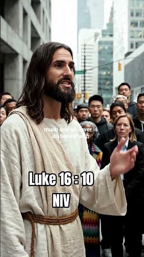 Jesus Speaks: Luke 16:10 – "If You Are Faithful in Little Things" #niv