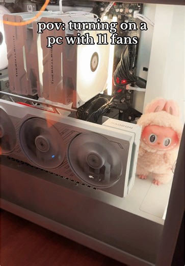 Cold Start on a PC with 11 Fans: A Funny POV