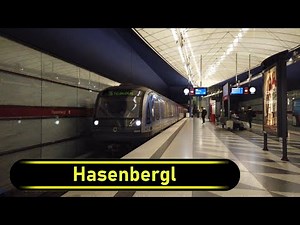 U-Bahn Station Hasenbergl - Munich 🇩🇪 - Walkthrough 🚶