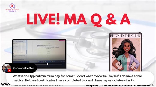 Live Q & A #MedicalAssistant #MedicalAssistantStudent #MedicalAssistingFAQs | Medical Assisting with Ms K