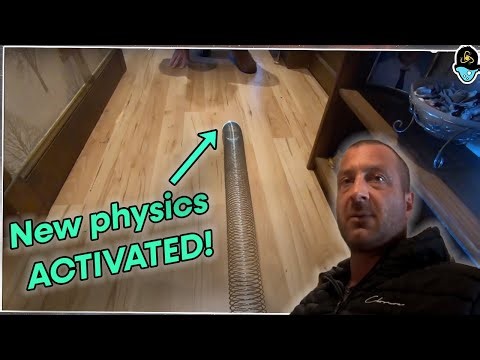 Flat Earther Breaks Physics with a Slinky Spring