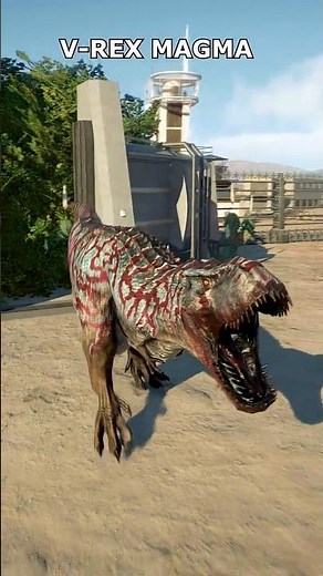 V-REX MAGMA VS INDOMINUS REX #jurassicworld #dinosaur #jurassicpark #jwe2 #jwe3