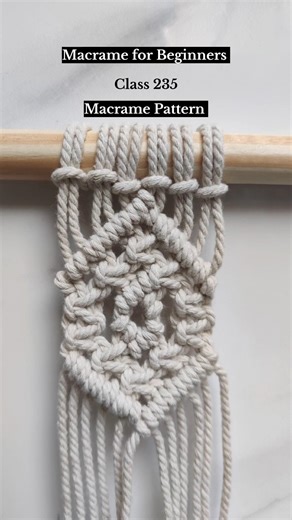 Macrame for Beginners Class 235 #macrame #macrameforbeginners #beginners #macramedesign #diymacrame