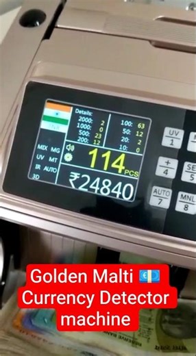 How to Use Golden Malti Currency Note Detector machine#repairing #machine#electrical#shorts #short