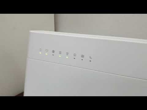 ZYXEL VMG8825-T50 router set up for fibre eathernet connection