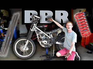 The Best Suspension Upgrade For The KLX140RF!