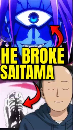 This guy broke saitama's bones !