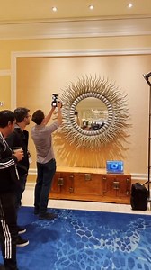 Turn boring hallways into epic photo spots. Jesse & Moira LaPlante (@j.laplante.photo) crushed it with the MagSphere on a MagRing MagShoe setup — even doubling up flashes for extra punch. That pop of blue 🔵 from the Creative Gel Set? Dang!!!! Proof you can make magic anywhere… even in a boring conference center hallway. #magmodencore featured first back in Jan 2024. | MagMod