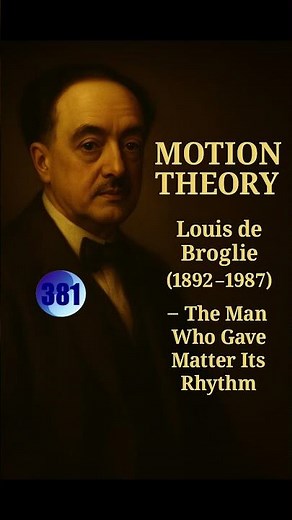 Louis de Broglie (1892–1987) — The Man Who Gave Matter Its Rhythm