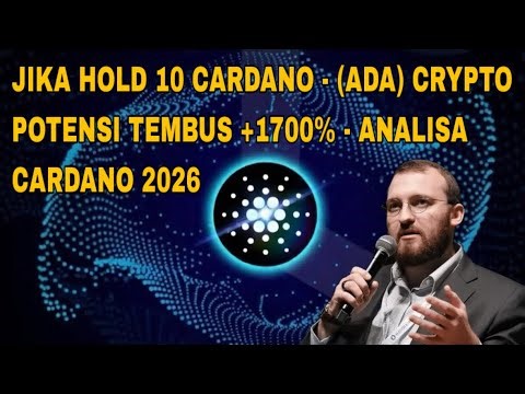 JIKA HOLD 10 CARDANO - (ADA) CRYPTO POTENSI TEMBUS +1700% - ANALISA CARDANO 2026