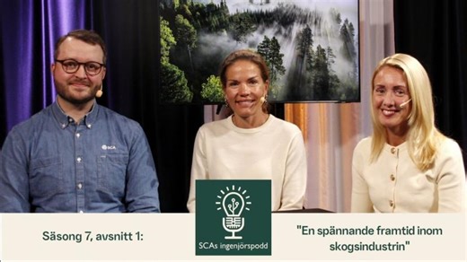 SCAs ingenjörspodd, säsong 7 - avsnitt 1: ”En spännande framtid inom skogsindustrin” | SCA