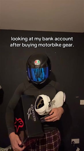 “But it’s for my safety” I tell my self crying in a AGV pista and Alpinestars Supertech R Vented Boots - White 😭 #biker #alpinestars #motorcycle #bikelife #fyp