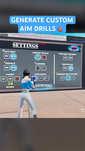 This Map Generates Custom Aim Drills! 🎯