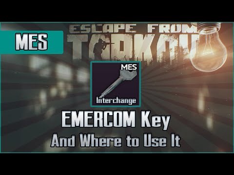 Emercom MES Key and Use Location - Interchange - Escape from Tarkov Key Guide