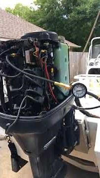 1999 Mercury 115 Compression test