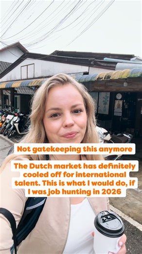 If I were job hunting in the Netherlands in 2026… I would stop doing the random applications and start doing what actually works 👇 1️⃣ Get radically clear on your value Know exactly what you bring to a team: your strengths, your results, your transferable expertise. When you position yourself as the leader, companies respond differently. 2️⃣ Build strategic visibility Show up on LinkedIn 2–3x per week and comment daily. This is how you get in front of Dutch hiring managers without applying to 2