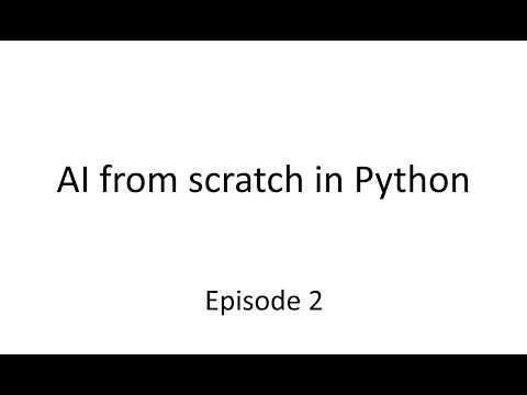 AI from Scratch: Build Your First Neural Network in Python! (E02) - Activation Functions