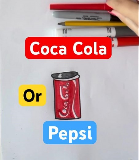 How to draw a can of coke #shorts #foryou easydrawingtutorial #howtodraw #cocacola #coke #subscribe