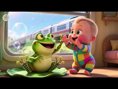 Frog’s Bubble Train 🐸🚂🫧 | Fun Learning Adventure for Kids | Preschool Educational Video
