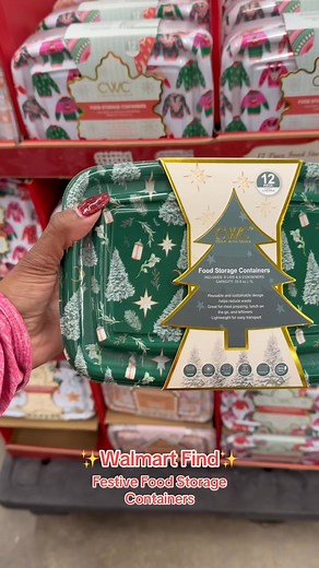 🎄✨ Walmart finds! These festive food storage containers are absolutely adorable — perfect for treats, leftovers, and holiday gifting. Cute, practical, and so merry! Shop this find on my LTK: https://liketk.it/5ApUM #WalmartHome #WalmartHoliday #WalmartFinds #WalmartAffiliate #WalmartPartner | Curated by Aubree - Home Decor & Style Finds