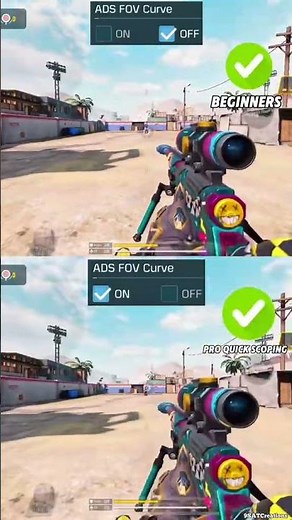 ✅Best Setting For Quick Scoping In COD MOBILE #shorts #trending #codm #codmobile #codmobileclips