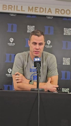 Duke head men's basketball coach Jon Scheyer on the national freshmen class