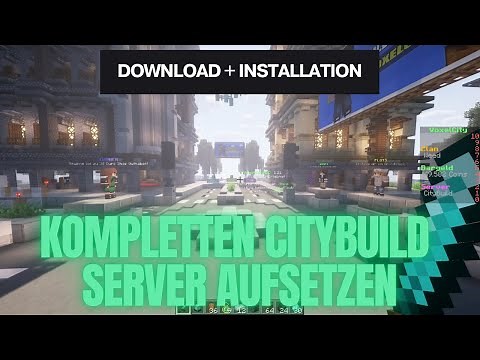 Wie erstelle ich einen Minecraft Server 2025 1.21+ | Minecraft CityBuild Server Download (Einfach)