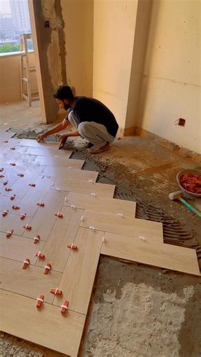 12K views · 101 reactions | This Herringbone Floor Design Will Change Your Space!” #FloorDesign #TileWorkMagic #ModernTiles #InteriorDesign #CreativeWork | The Tile Marble Work | Facebook