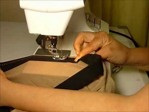 Coudre les élastiques directement sur le tissu - Self-couture