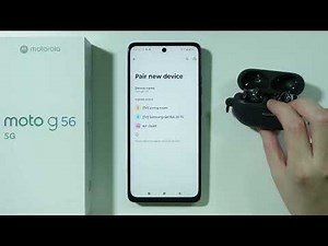 Motorola Moto G56: How to Pair Bluetooth Device (Connect Bluetooth Headphones)