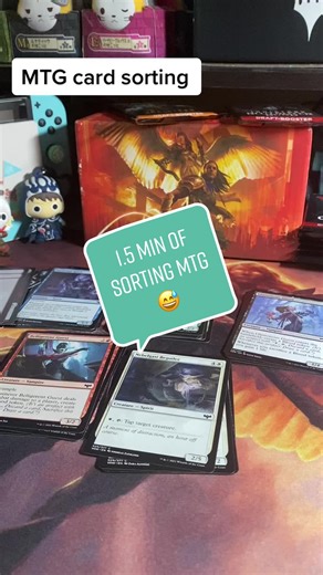 Organizing My MTG Cards: A Satisfying Process