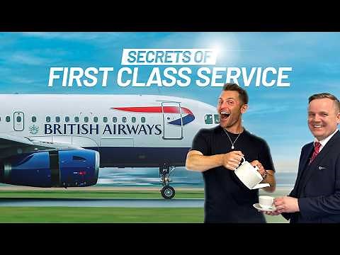 Training with British Airways Flight Attendants! First Class Service Behind the Scenes