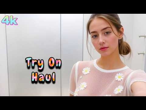 4K See through lingerie & Micro BikiniTry-on Haul Transparent | See-Through Styles