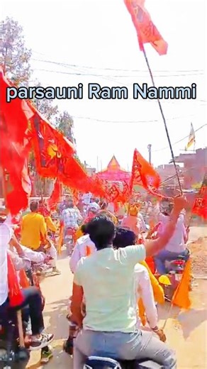 🚩 Jai Shree Ram Parsauni Road Show | Ram Navami Special 2026 🔥