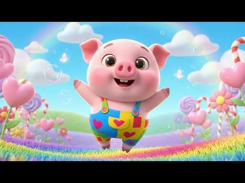 The Happy Little Pig 🐷 | Children's Song | Educational Music Ages 2–6