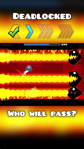 Deadlocked VS Different Speeds! #geometrydash
