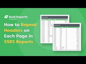 Adding Headers to Every Page in Your Report: Step-by-Step Guide | Bold Reports