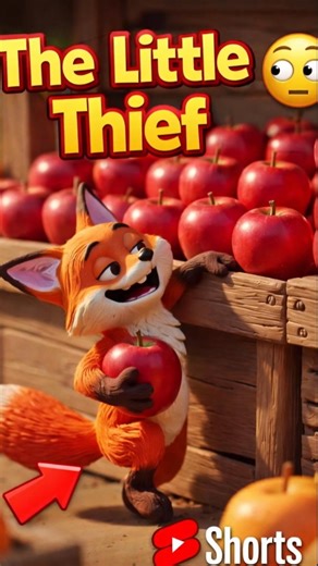 Sneaky Fox Robs the Market 😜 | Clay Animation #Shorts