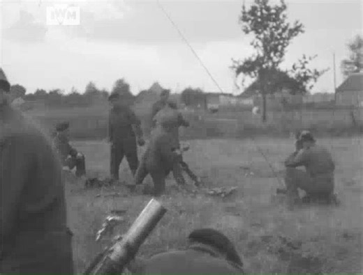 Two 4.2 inch mortar teams from No. 12 or 13 platoon in the 2nd Battalion Kensington Rifles' 'D' Company filmed firing at German positions in the vicinity of Rijkevorsel, Belgium, 6 October 1944. Find the full footage here: https://bit.ly/3KfoB4h Film: IWM A70 174-5 | Imperial War Museum London