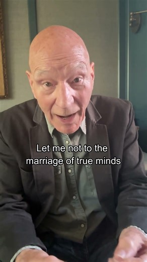 Patrick Stewart shares his favorite Shakespeare sonnet