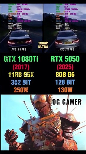 GTX 1080Ti VS RTX 5050
