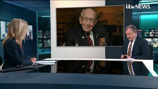62K views · 3.4K reactions | 'What a character, a sense of duty, a wicked sense of humour, cheeky - you've got to call him cheeky - and such humility' ITV News' Paul Davies pays tribute to Captain Sir Tom Moore saying 'he was quite simply a shining light' during the pandemic More: https://bit.ly/39D7Zhv | ITV News | Facebook
